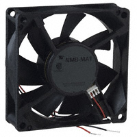 NMB Technologies Corporation - FBA08A12L1AZ - FAN AXIAL 80X25.5MM 12VDC WIRE