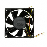 NMB Technologies Corporation - FBA08A12U1BO - FAN AXIAL 80X25.5MM 12VDC WIRE