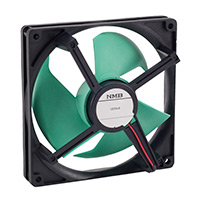 NMB Technologies Corporation - 12539JE-12L-BA-F0 - FAN AXL 125.4X1.254MM BALL 12VDC