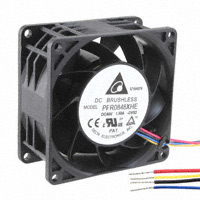 Delta Electronics - PFR0848XHE-DV82 - FAN AXIAL 80X38MM 48VDC WIRE