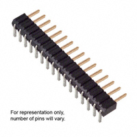 NorComp Inc. - 2163-22-02-P2 - CONN HDR 2MM MALE 1ROW RA 22POS