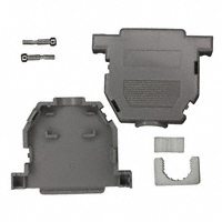 NorComp Inc. - 956-025-010R031 - BACKSHELL 25PS STR SNAP PLAS GRY