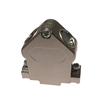 NorComp Inc. - 959-015-030R121 - BACKSHLL DB15 45DEG DL ENTRY MTL