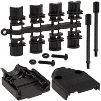 NorComp Inc. - 970-009-010R011 - BACKSHELL DB9 BLACK PLASTIC