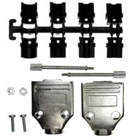 NorComp Inc. - 970-009-020R121 - BACKSHELL DB9 METALIZED PLASTIC