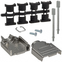 NorComp Inc. - 970-009-030R121 - BACKSHELL DB9 DIE CAST NICKEL