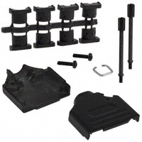 NorComp Inc. - 970-015-040R011 - BACKSHELL DB15 DIE CAST BLK CHRM