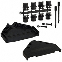 NorComp Inc. - 970-037-010R011 - BACKSHELL DB37 BLACK PLASTIC