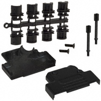 NorComp Inc. - 971-025-040R011 - BACKSHELL DB25 DIECAST BLK 45DEG