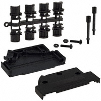 NorComp Inc. - 971-037-010R011 - BACKSHELL DB37 BLK PLASTIC 45DEG