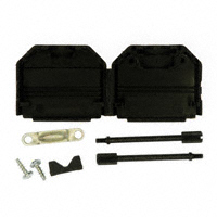 NorComp Inc. - 972-015-01SR011 - BACKSHELL DB15 CLAM SLIM BLACK