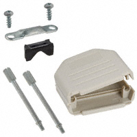 NorComp Inc. - 972-015-01SR031 - BACKSHELL DB15 CLAM SLIM GREY