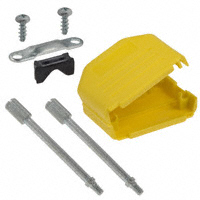 NorComp Inc. - 972-015-01SR081 - BACKSHELL DB15 CLAM SLIM YELLOW