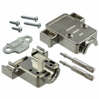 NorComp Inc. - 973-009-020R121 - BACKSHELL DB9 STR METALIZ PLAST