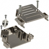 NorComp Inc. - 974-025-020R121 - BACKSHELL DB25 METAL PLAST 40DEG