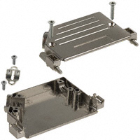 NorComp Inc. - 974-037-020R121 - BACKSHELL DB37 METAL PLAST 40DEG