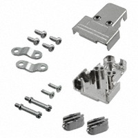 NorComp Inc. - 975T009-020R121 - CONN 9POS 3 WAY BACKSHELL METAL