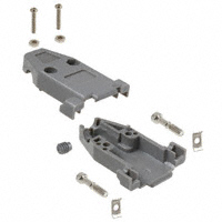 NorComp Inc. - 978-009-010R031 - BACKSHELL DB9 GREY PLASTIC