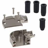 NorComp Inc. - 981-009-030R121 - CONN BACKSHELL DB9 RT ANG SHIELD