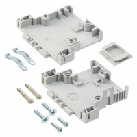 NorComp Inc. - 982-025-010R031 - CONN BACKSHELL DB25 PLST GRY