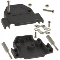 NorComp Inc. - 993-025-010R031 - BACKSHELL DB25 45DEG GREY PLASTI