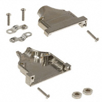 NorComp Inc. - 994-025-030R121 - BACKSHELL DB25 STRAIGHT DIE CAST