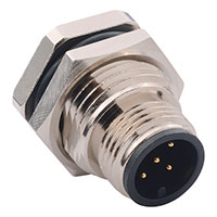 NorComp Inc. - 860-005-113R004 - CONN RCPT 5POS PNL MT TH PIN M12