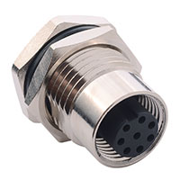 NorComp Inc. - 860-008-213R004 - CONN RCPT 8POS PNL MT TH SKT M12