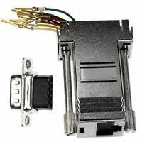 NorComp Inc. - RJADK09P7080821 - ADAPTER RJ45-9POS MALE DB METAL