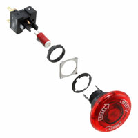 Omron Automation and Safety - A165E-LM-24D-01 - SWITCH PUSH SPST-NC 5A 125V