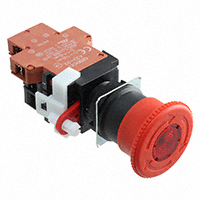 Omron Automation and Safety - A22ELM24A12 - SW PB DPST-NC + SPST-NO 10A 110V