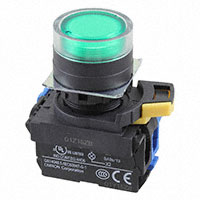 Omron Automation and Safety - A22NL-BGA-TGA-G100-GD - SWITCH PUSH SPST-NO 10A 120V