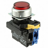 Omron Automation and Safety - A22NL-RPA-TRA-G100-RC - SWITCH PUSH SPST-NO 10A 120V