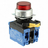 Omron Automation and Safety - A22NL-RPM-TRA-G101-RD - SWITCH PUSH DPST-NO 10A 120V