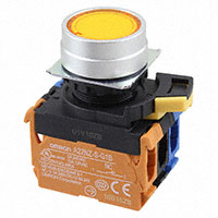 Omron Automation and Safety - A22NL-RNM-TYA-G102-YC - SWITCH PUSH DPST-NO/NC 10A 120V