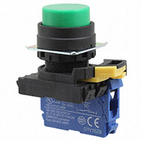 Omron Automation and Safety - A22NN-BPA-NGA-G100-NN - SWITCH PUSH SPST-NO 10A 120V