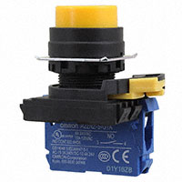 Omron Automation and Safety - A22NN-BPM-NYA-G100-NN - SWITCH PUSH SPST-NO 10A 120V