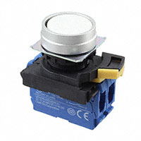 Omron Automation and Safety - A22NN-MNM-NWA-G101-NN - SWITCH PUSH DPST-NO 10A 120V