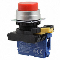 Omron Automation and Safety - A22NN-MPM-NRA-G100-NN - SWITCH PUSH SPST-NO 10A 120V