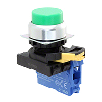 Omron Automation and Safety - A22NN-RPM-NGA-G100-NN - SWITCH PUSH SPST-NO 10A 120V