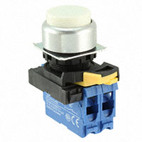 Omron Automation and Safety - A22NN-RPM-NWA-G101-NN - SWITCH PUSH DPST-NO 10A 120V