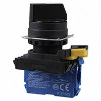 Omron Automation and Safety - A22NS-2BL-NBA-G100-NN - SWITCH SELECT 2POS SPST-NO 10A