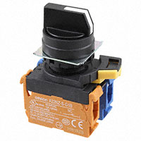 Omron Automation and Safety - A22NS-3BM-NBA-G102-NN - SWITCH SELECT 3POS DPST 10A 120V
