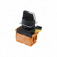Omron Automation and Safety - A22NS-3BM-NBA-G202-NN - SWITCH SELECT 3POS DPST-NC 10A