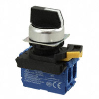 Omron Automation and Safety - A22NS-3RM-NBA-G101-NN - SWITCH SELECT 3POS DPST-NO 10A