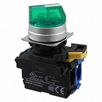 Omron Automation and Safety - A22NW-2MM-TGA-G100-GC - SWITCH SELECT 2POS SPST-NO 10A