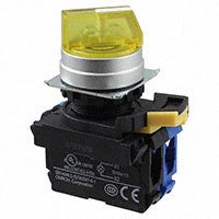 Omron Automation and Safety - A22NW-2MM-TYA-G100-YC - SWITCH SELECT 2POS SPST-NO 10A