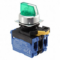 Omron Automation and Safety - A22NW-2RM-TGA-G101-GC - SWITCH SELECT 2POS DPST-NO 10A