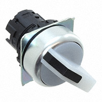 Omron Automation and Safety - A22NZ-2RL-TWA - WHT 2 POS METL RTN L TRNS