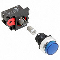 Omron Automation and Safety - A22RL-TA-24A-10M - SWITCH PUSH SPST-NO 10A 120V